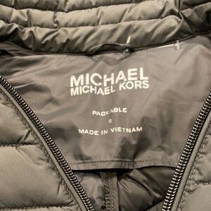 Michael Kors Charcoal Packable Jacket